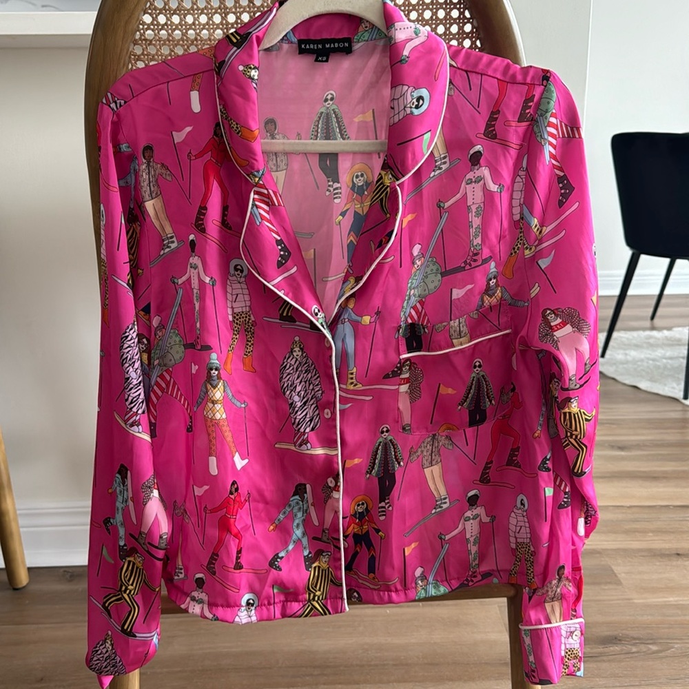 Karen Mabon ski pajamas set
